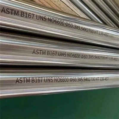 ASTM B167 Nahtloses Rohr und Rohr aus Nickellegierung